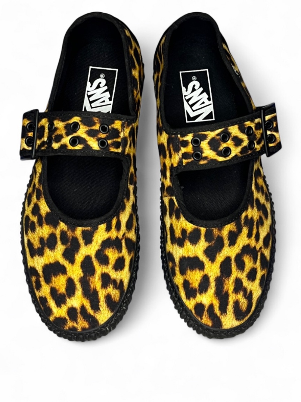 VANS Mary Jane Creeper
Grunge Core Leopard Black Rubber Sole Platform Sneakers - Picture 2 of 8